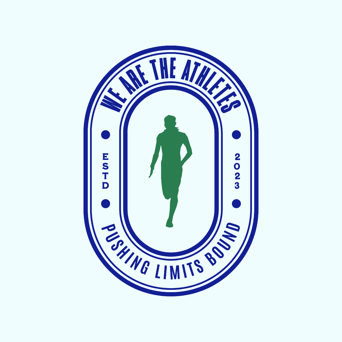 We Are The Athletes - Pushing Limits Bounds Sticker