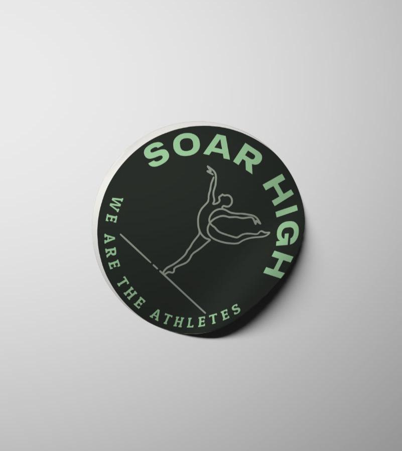 We Are The Athletes - Soar High Sticker